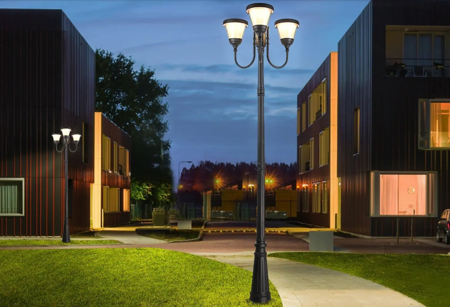 lampe d entrée Solaire 2.6m