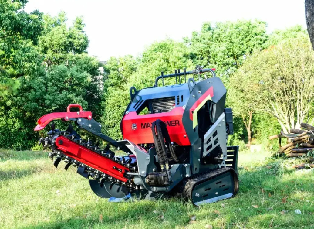 Trancheuse de sol sur chenille K-Maxpower 20HP 4