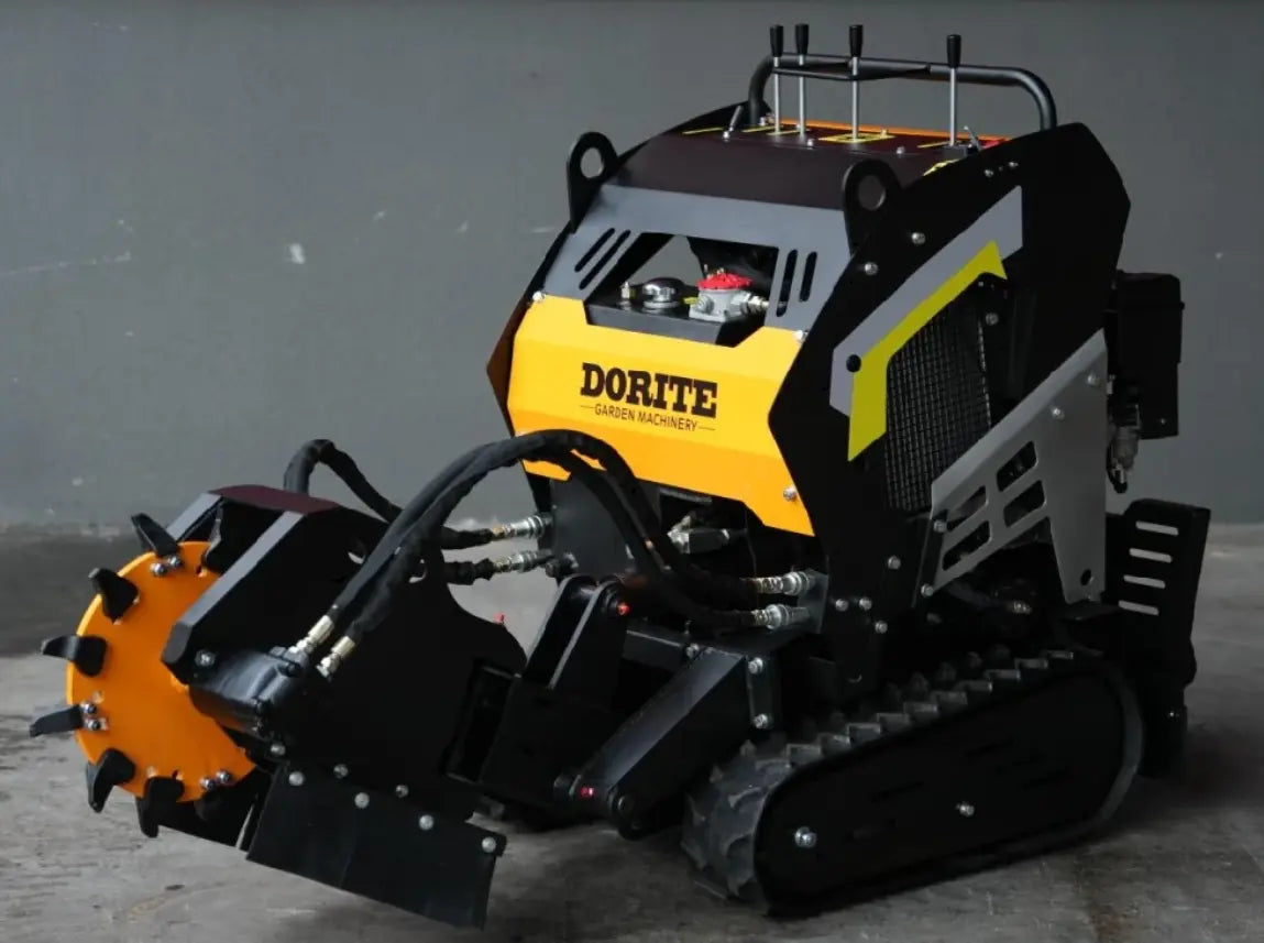 Rogneuse de souches sur chenille K-Maxpower 5