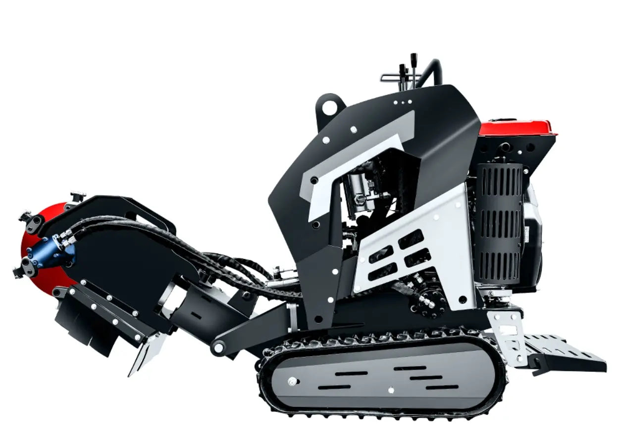 Rogneuse de souches sur chenille K-Maxpower 2