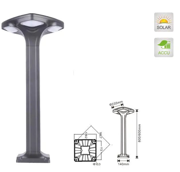Lampe solaire jardin Style Ovni Multi Spots - 11