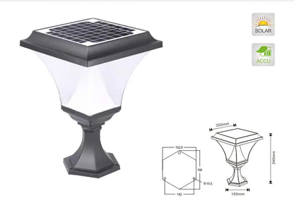 Lampe solaire porte d&