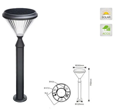 Lampe solaire jardin Style Baroque - 11